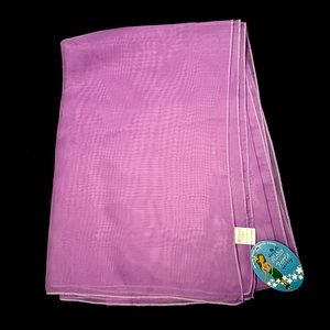 Sheer Lavender Polyester Hawaiian Sarong